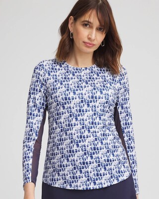 Zenergy® UPF Tile Long Sleeve Top | Chico's